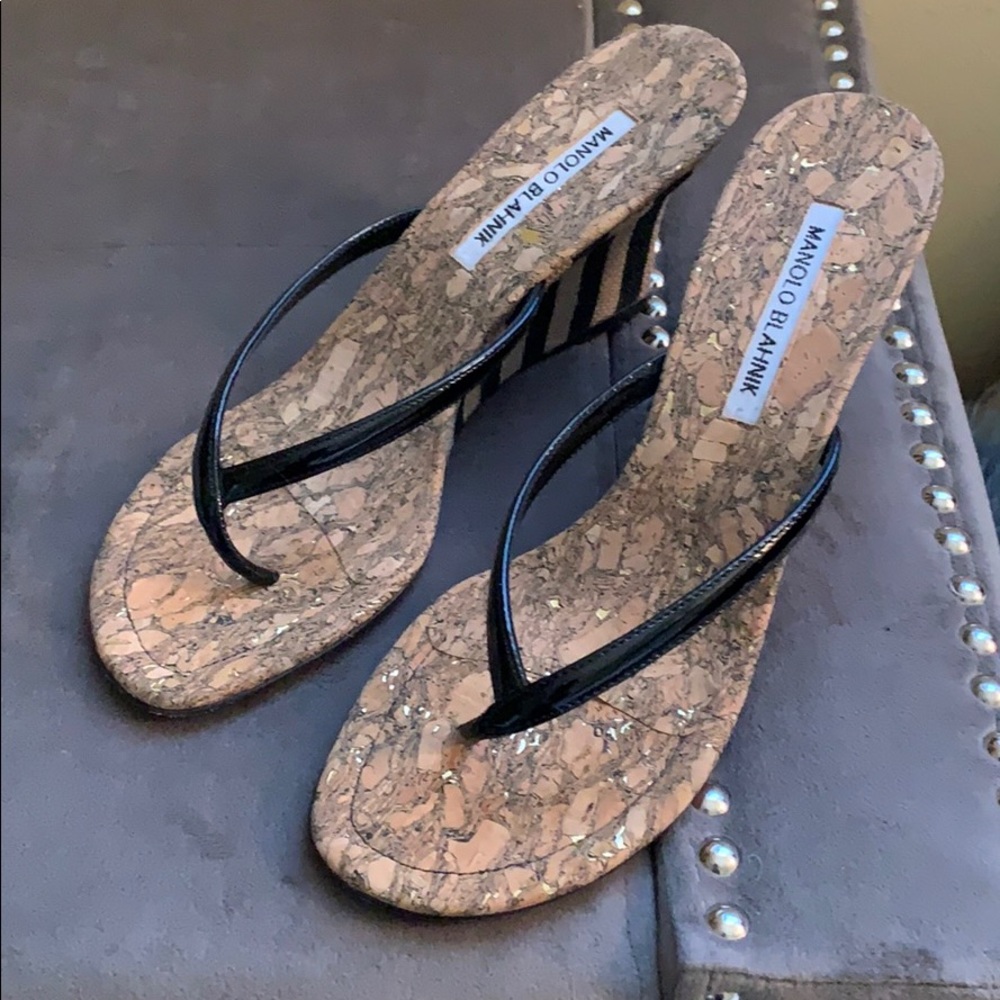 Manolo Blahnik Summer Wedge Sandals!